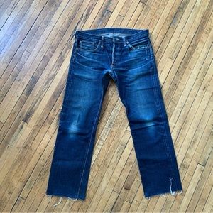 The Real McCoy’s Broken in raw denim jeans. Perfect wardrobe staple.